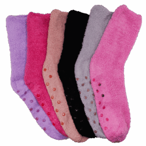 Meia de cano longo felpuda antiderrapante - Joy Intime - BR-F