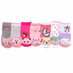 Meia cano curto com antiderrapante - The Moon - PEBCN-BBFL