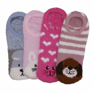 Meia felpuda com antiderrapante bichinhos - Joy Intime - BRSP-F